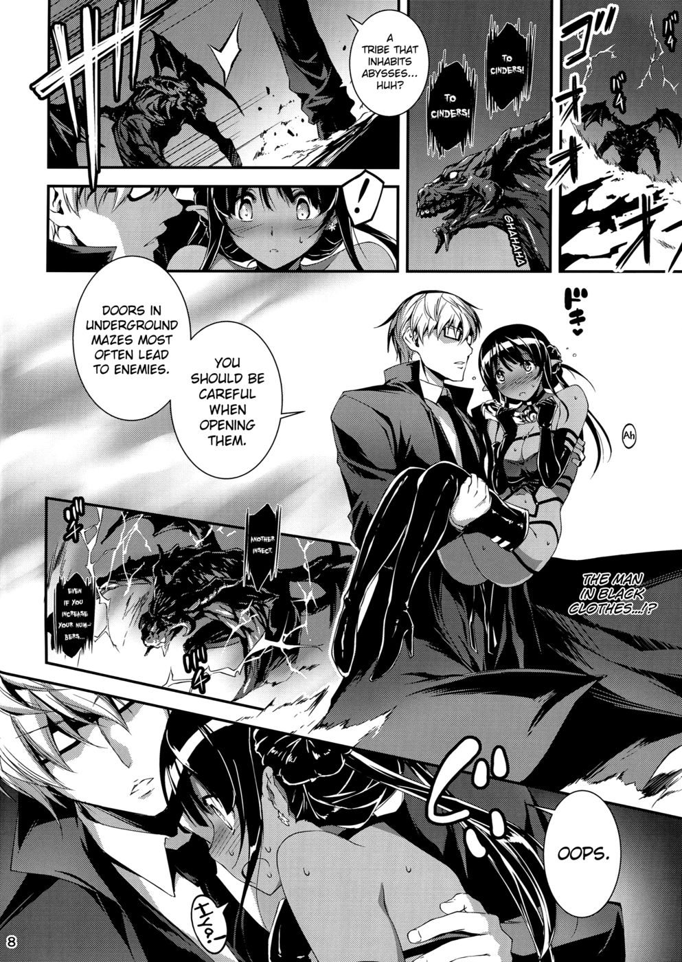 Hentai Manga Comic-The Salaryman in Black and Kuroel, the Necromancer-Read-9